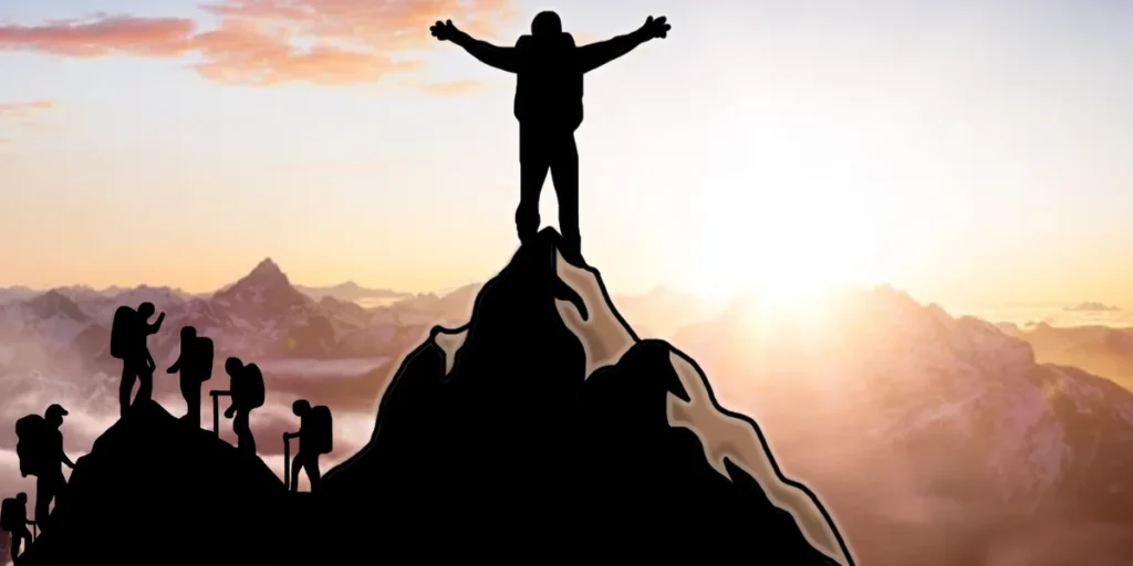 混雑する”下”と、見晴らしの良い”上”